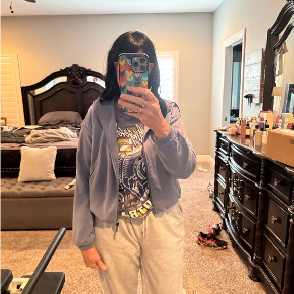 Lululemon Softstreme full zip hoodie Blue Zip-Up Hoodie - Picture 10 of 10